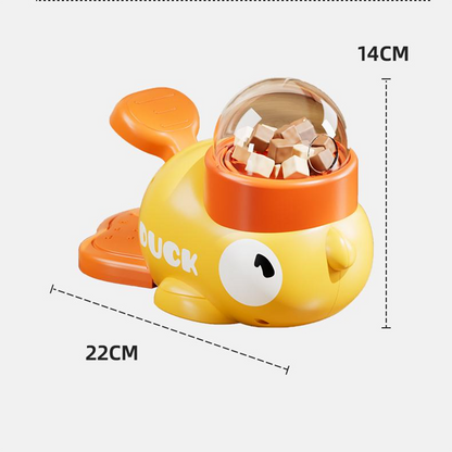 Interactive Duck-Shaped Dog Slow Feeder Puzzle Toys