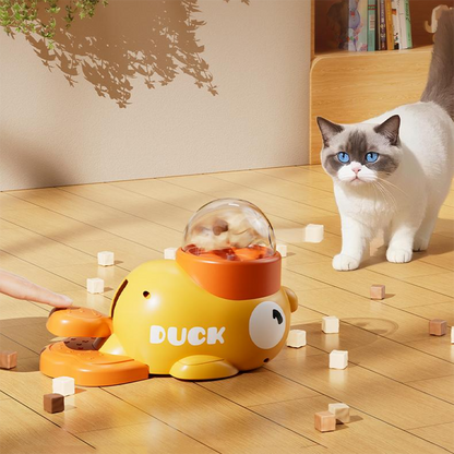 Interactive Duck-Shaped Dog Slow Feeder Puzzle Toys