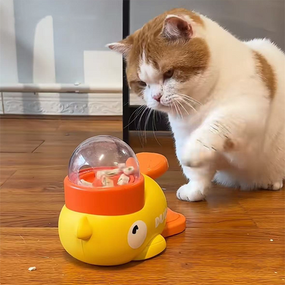 Interactive Duck-Shaped Dog Slow Feeder Puzzle Toys